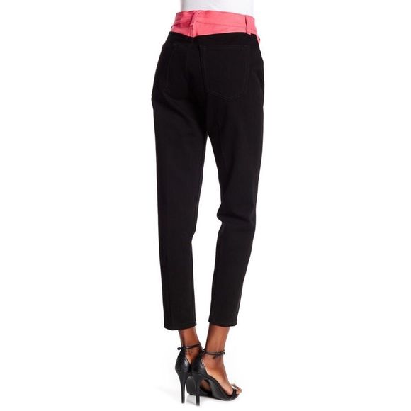 RAG & BONE ASH JEAN NWT Black Pink Waist S… - Picture 3 of 5